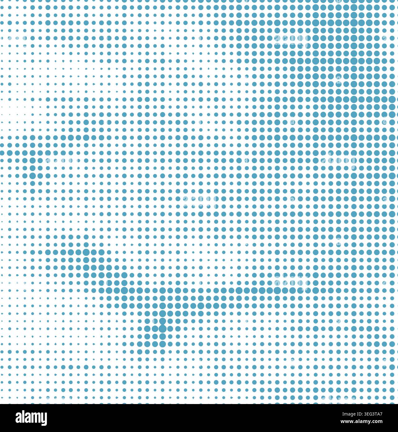 Abstract seagull halftone Not AI, vector illustration. Stock Vector