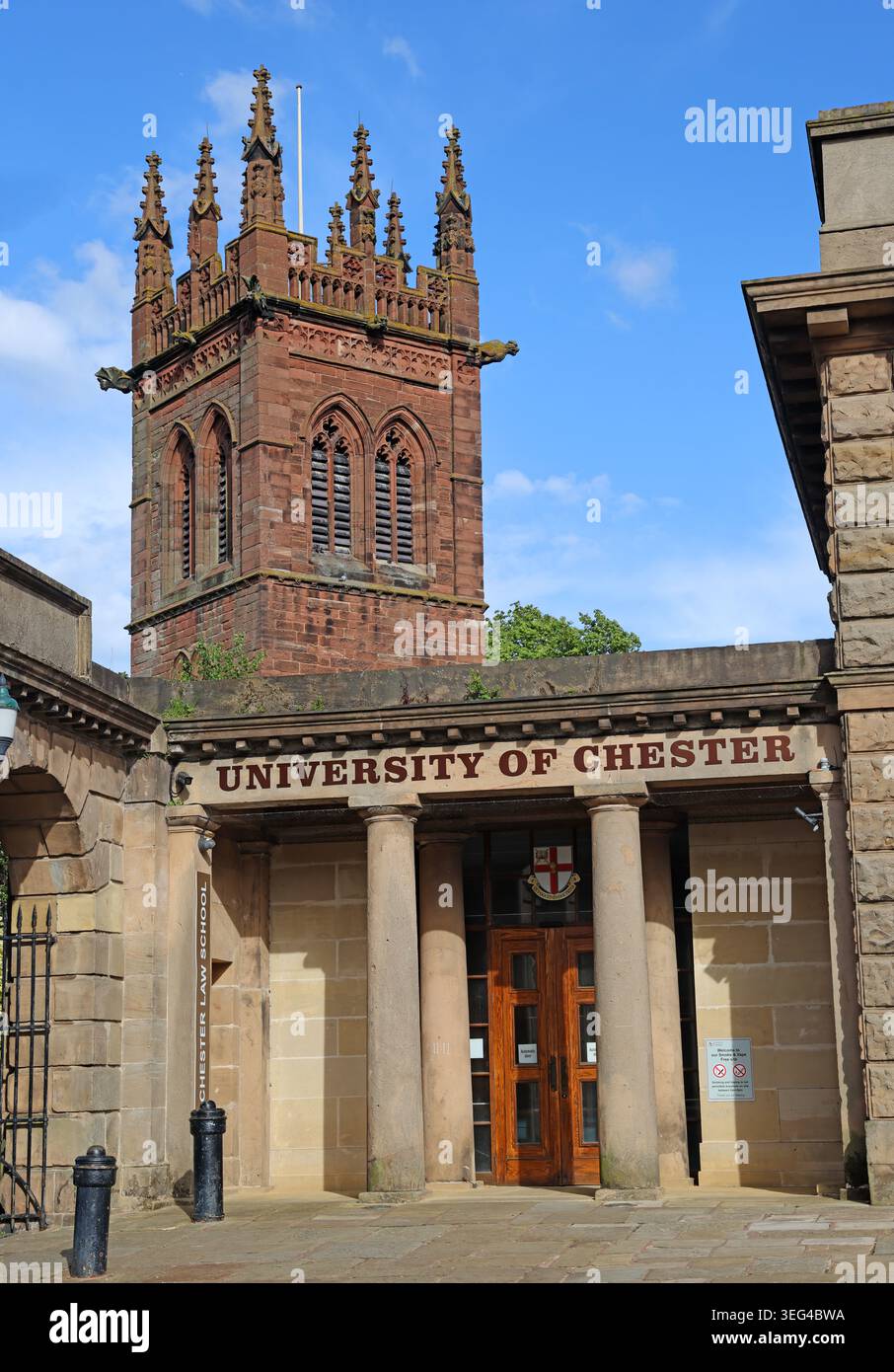 University of Chester Law School building in Chester, Cheshire, England, UK. Stock Photo