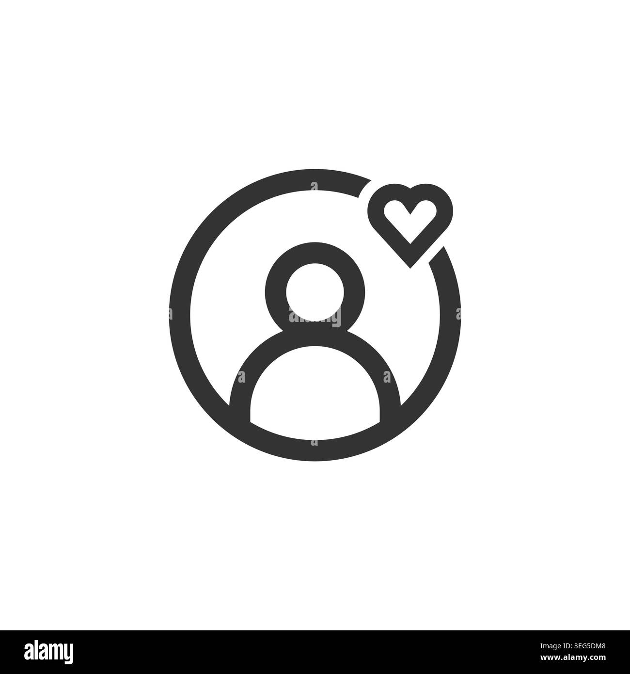 Minimalist white user profile avatar hi-res stock photography and ...