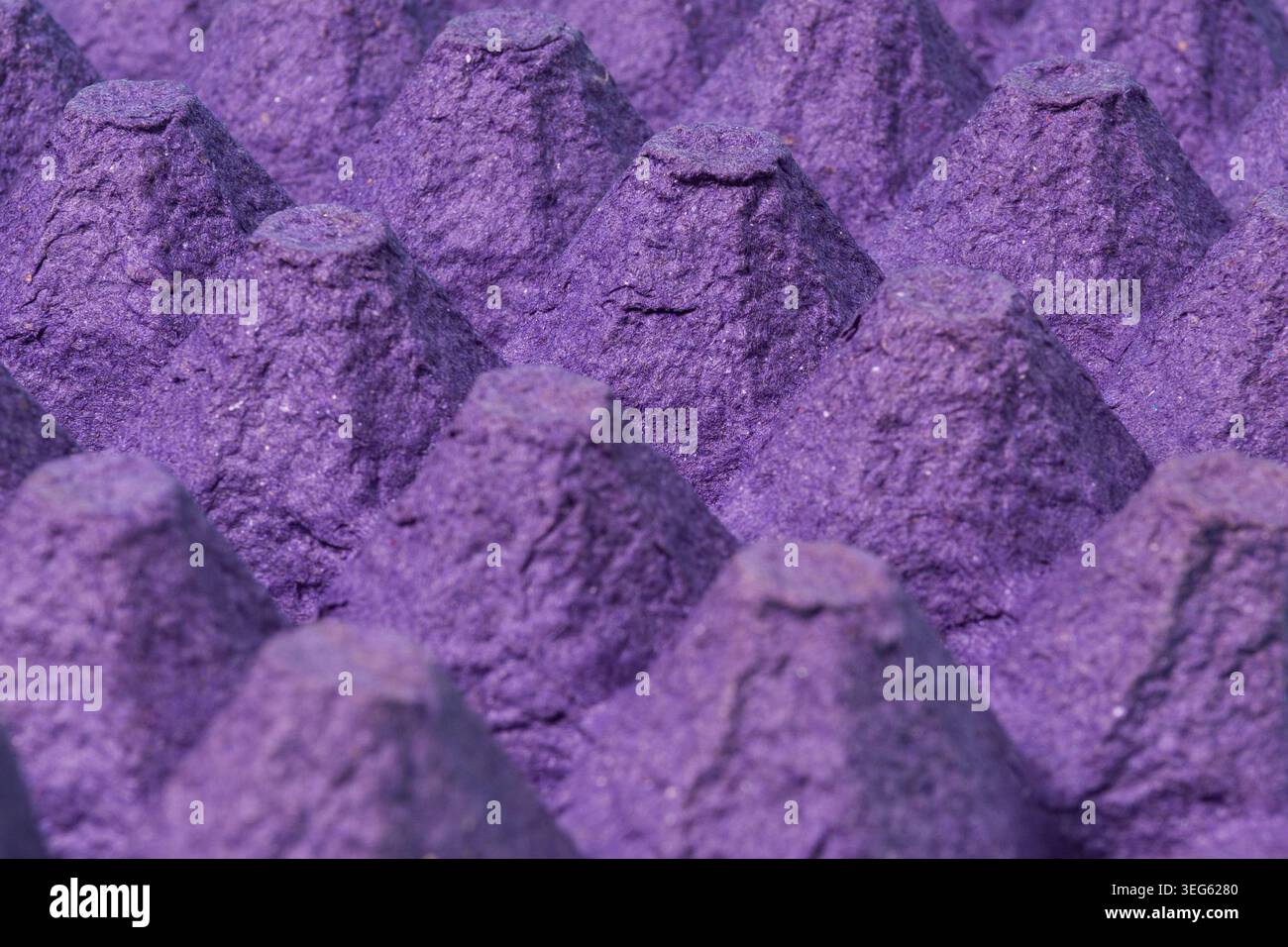 Abstract Textured Seamless Purple Egg Carton Packaging Material Stock Photo