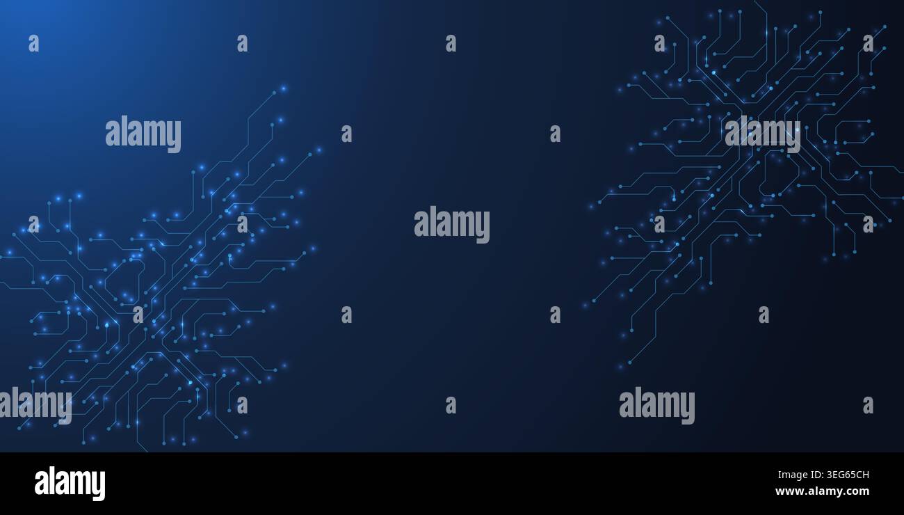 Circuit board digital abstract background. Motherboard technology ...