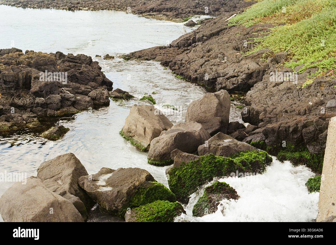 Tidal basalt rocks hi-res stock photography and images - Alamy