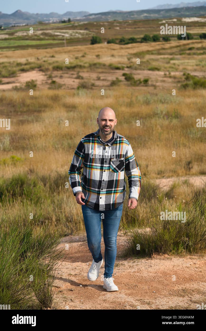 Man 30s bald beard hi-res stock photography and images - Alamy