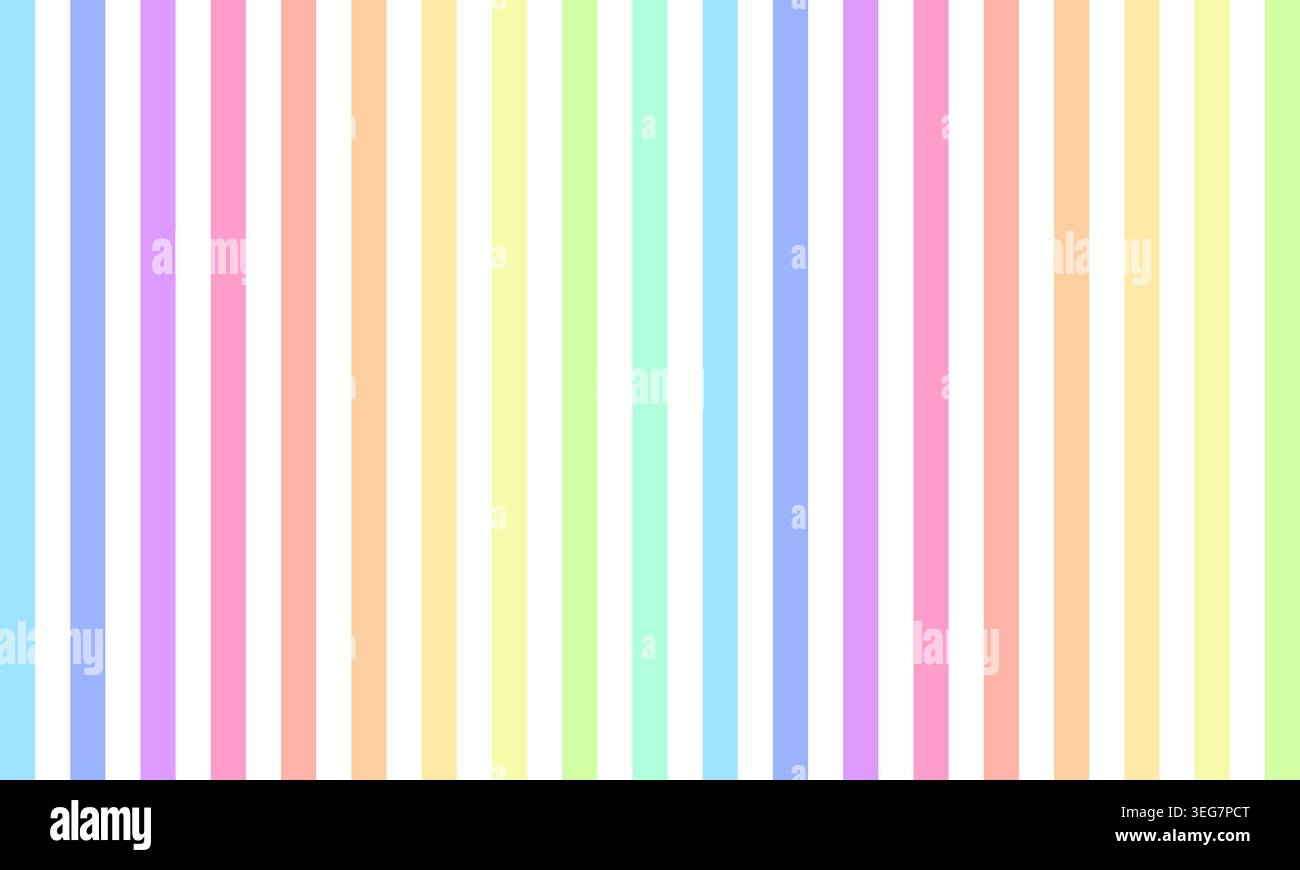 Soft color lines background. Geometric backdrop with pastel palette Stock Vector
