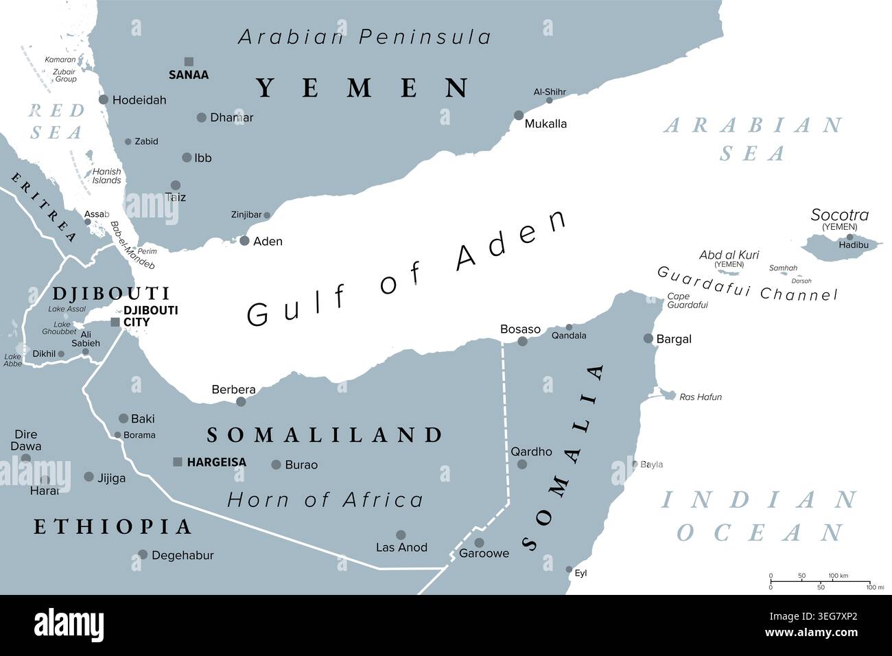 Gulf Of Aden Gray Political Map Deepwater Gulf Of The Indian Ocean gulf-of-aden-gray-political-map-deepwater-gulf-of-the-indian-ocean