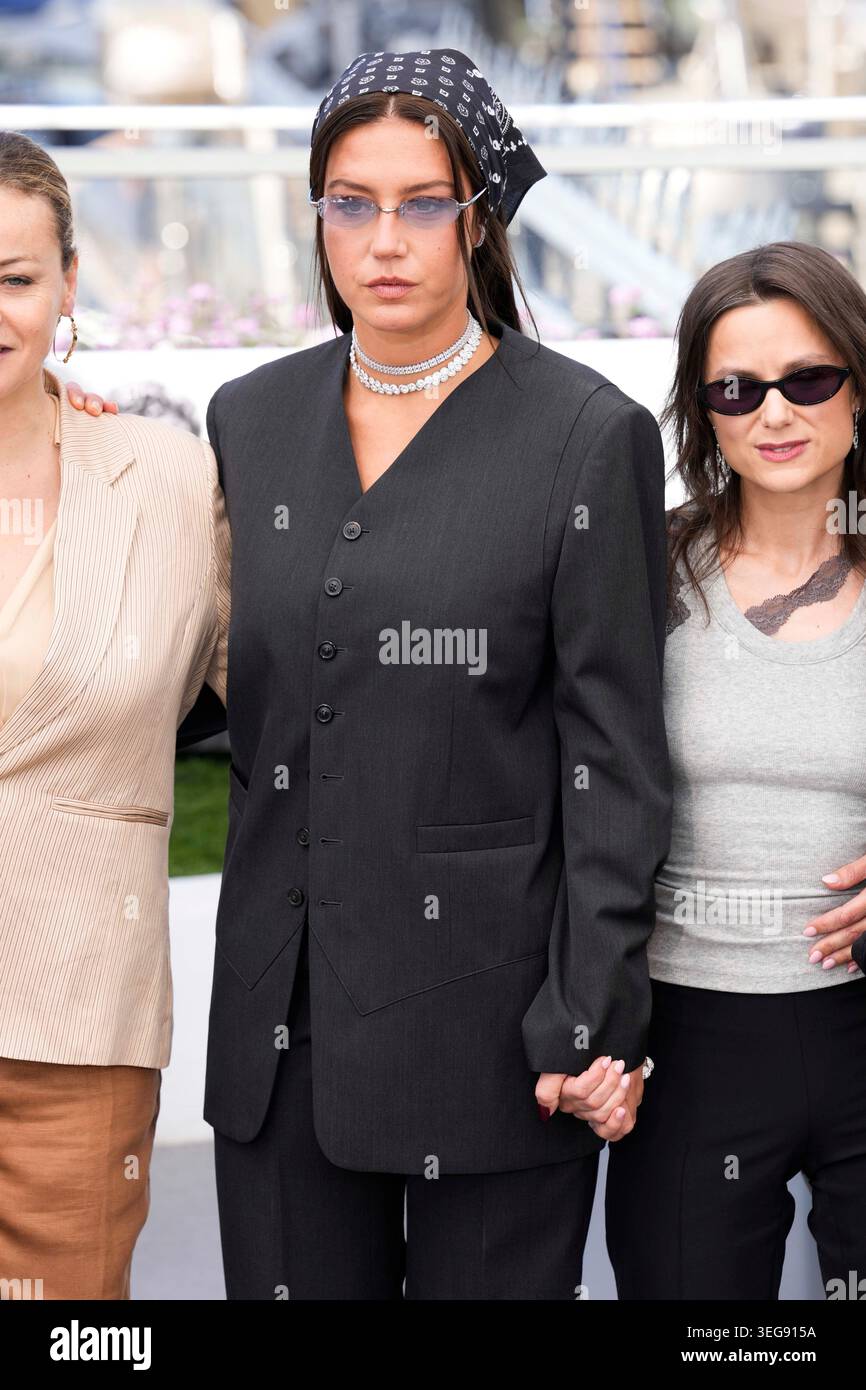 Adele Exarchopoulos poses at the photocall for the film La Vie D'Adele held at the Palais Des Festivals as part of the 66th Cannes Film Festival in Cannes, France on May 23,