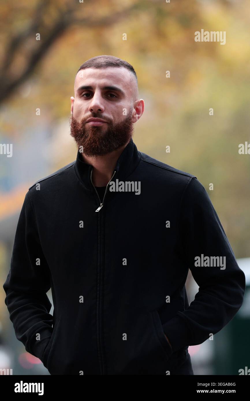 Nazir Haddara arrives at the Melbourne Magistrates Court, in Melbourne ...