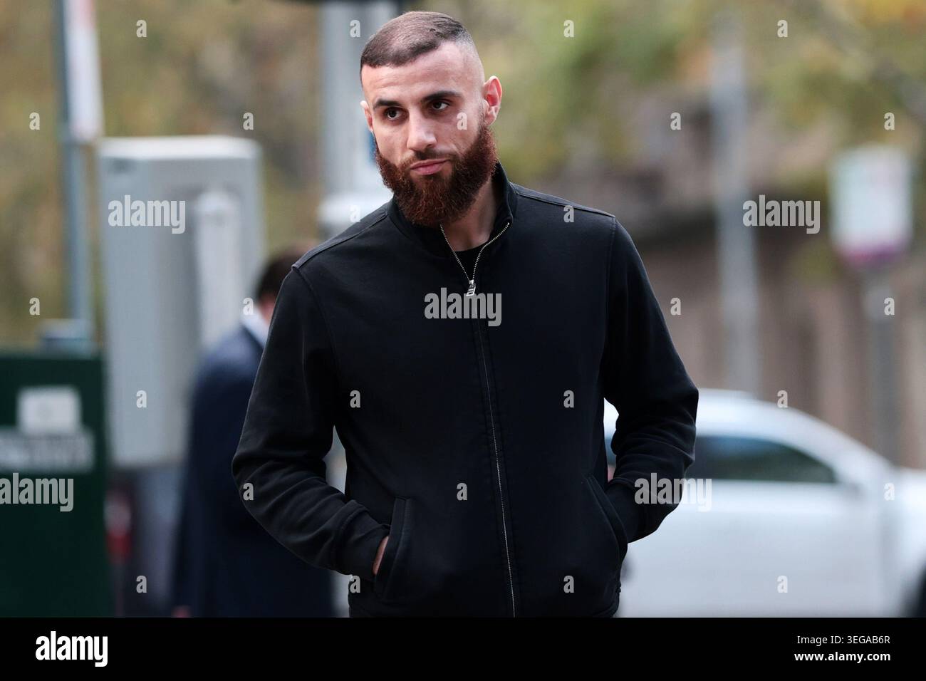 Nazir Haddara arrives at the Melbourne Magistrates Court, in Melbourne ...