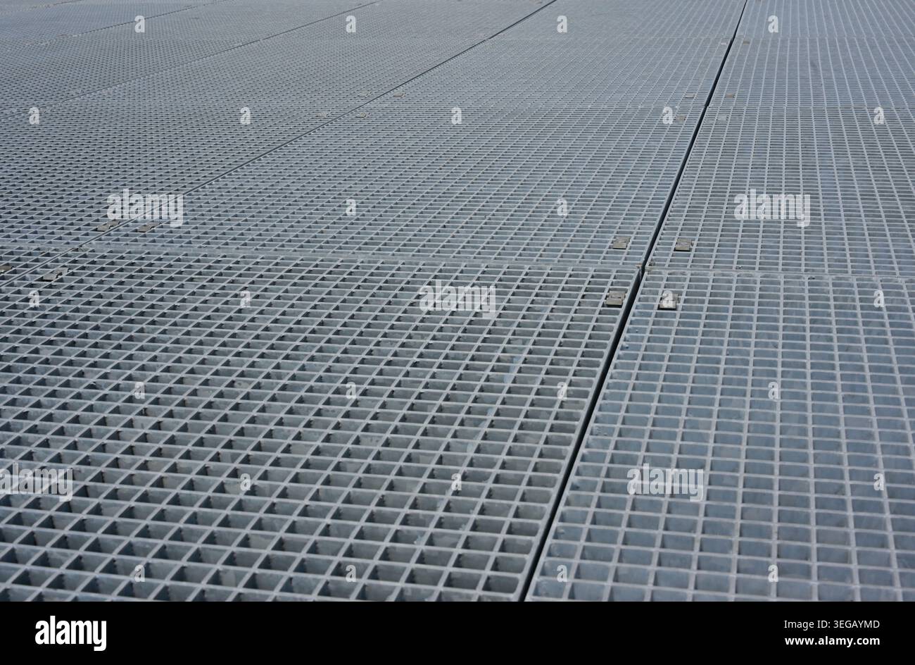 Grid-like structure on Schadowstraße in Düsseldorf, Germany Stock Photo