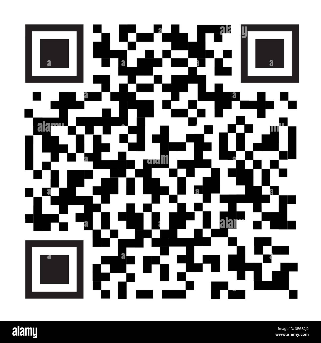 Fake QR Code - Large Stock Vector