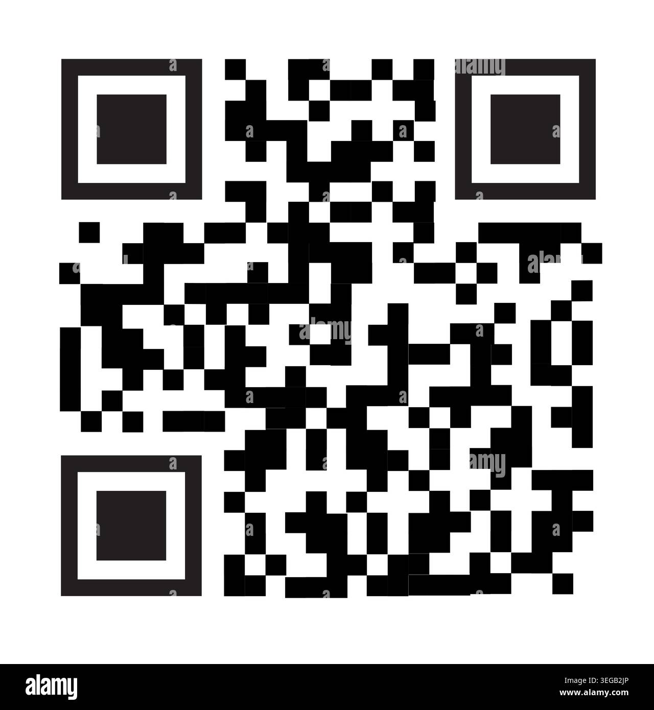 Fake QR Code - Medium Stock Vector