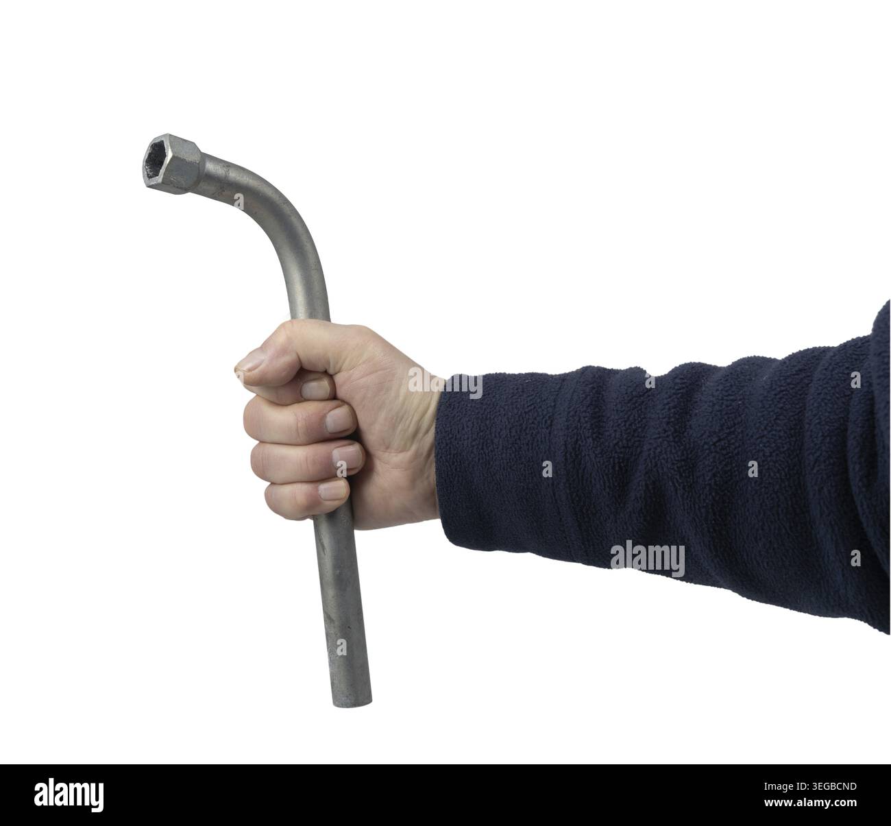 A socket wrench on a transparent background Stock Photo
