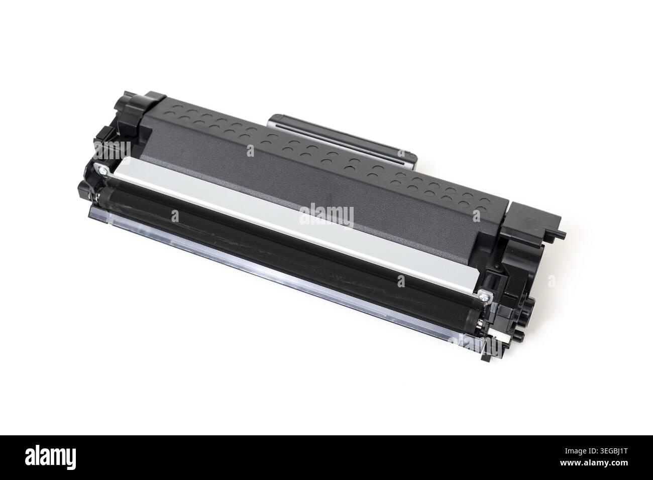 Toner cartridge isolated on white background Stock Photo