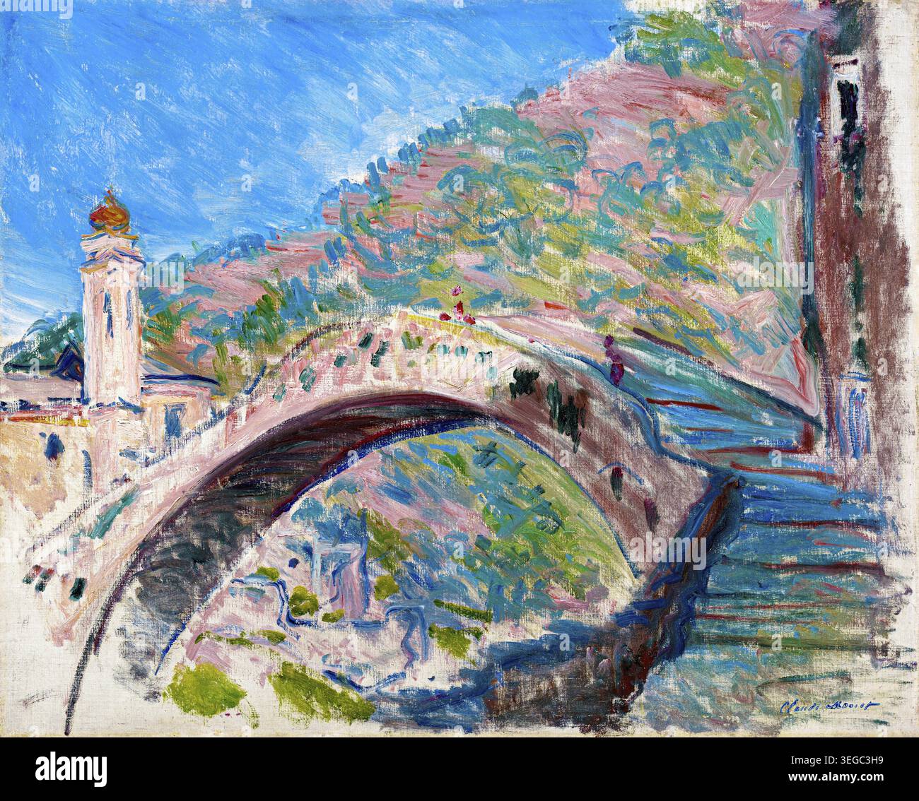 Claude monet bridge 1884 hi-res stock photography and images - Alamy