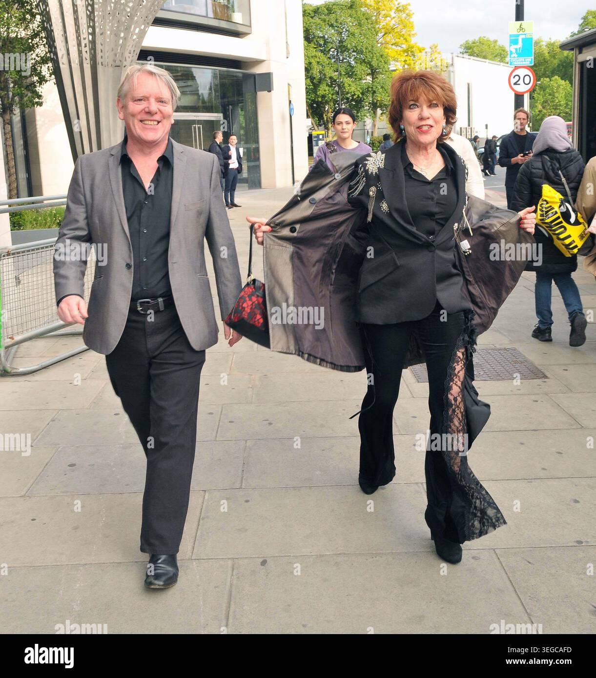 guest and Kathy Lette at the 
