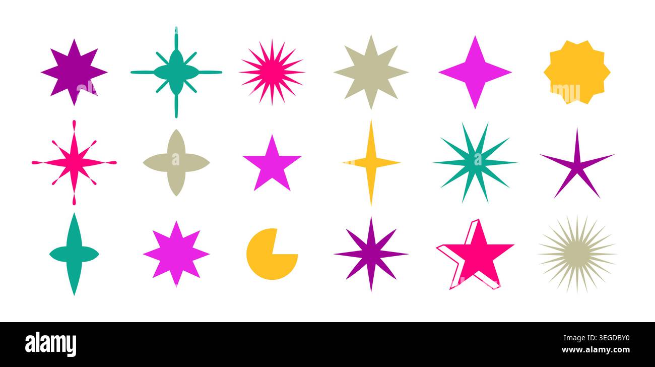 Simple abstract funky shape geometric background. Simple and modern figure element graphic design template. Vector pattern. Stock Vector