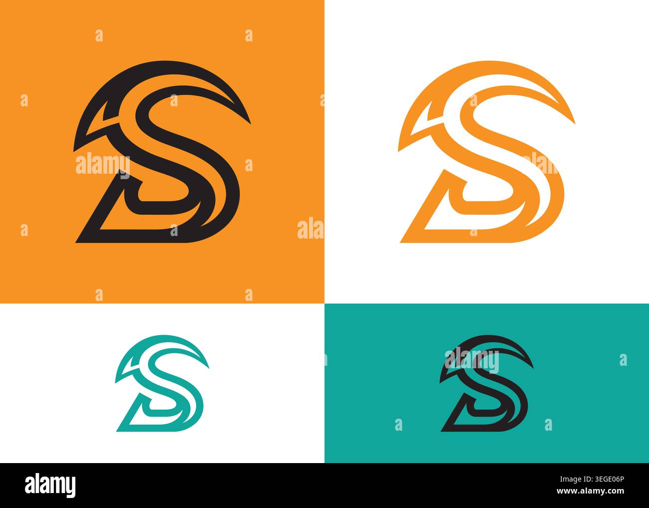 Sharp Monogram Sharp monogram design hi-res stock photography and images - Alamy