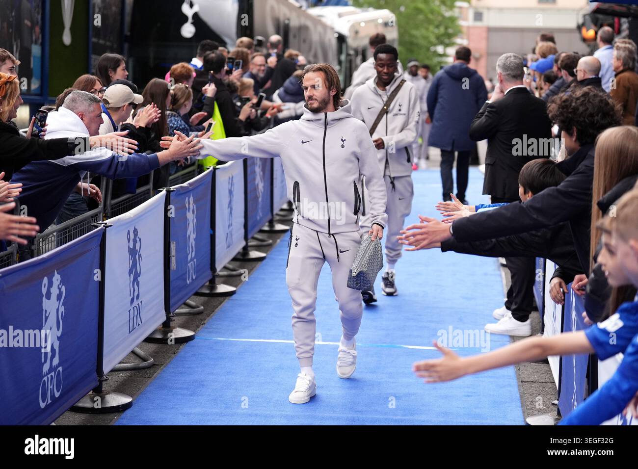 Tottenham Hotspur's James Maddison ahead of the Premier League match at ...