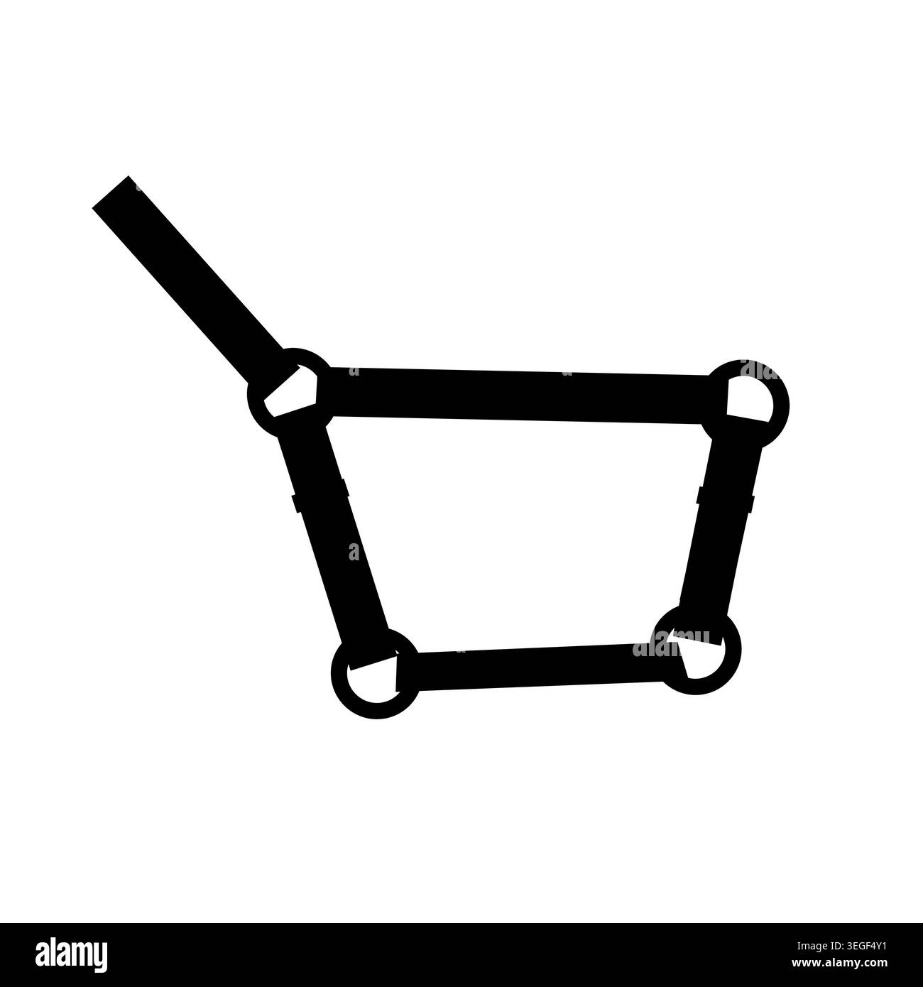 Vector flat horse halter Stock Vector