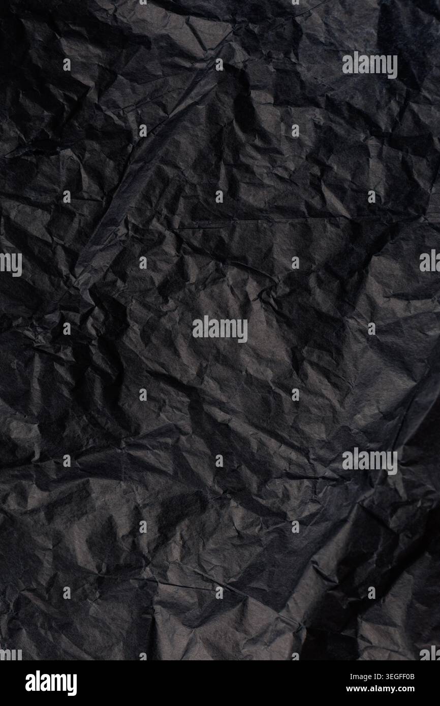 Vertical Black Packaging Paper Texture Stock Photo