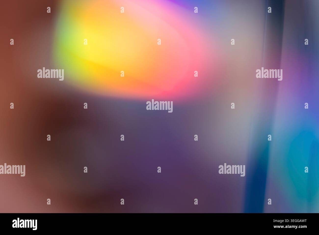 Warm gradient background with blurred yellow and magenta light leaks Stock Photo
