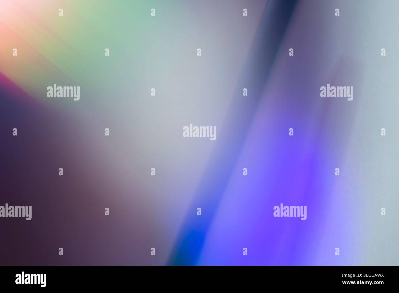 Smooth violet and blue gradient background with angled pastel light rays Stock Photo