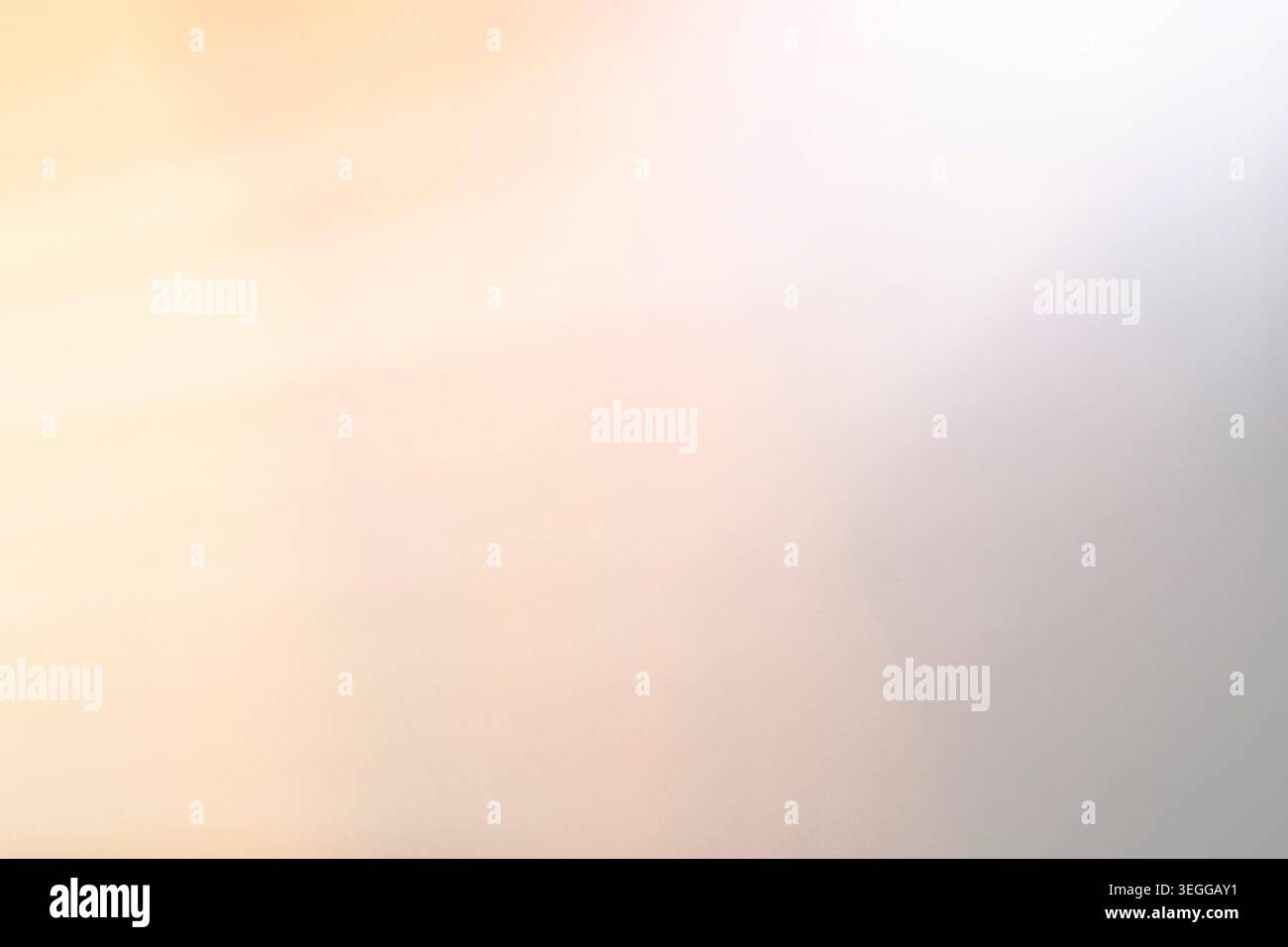 Warm soft peach and white light fade gradient abstract background Stock Photo