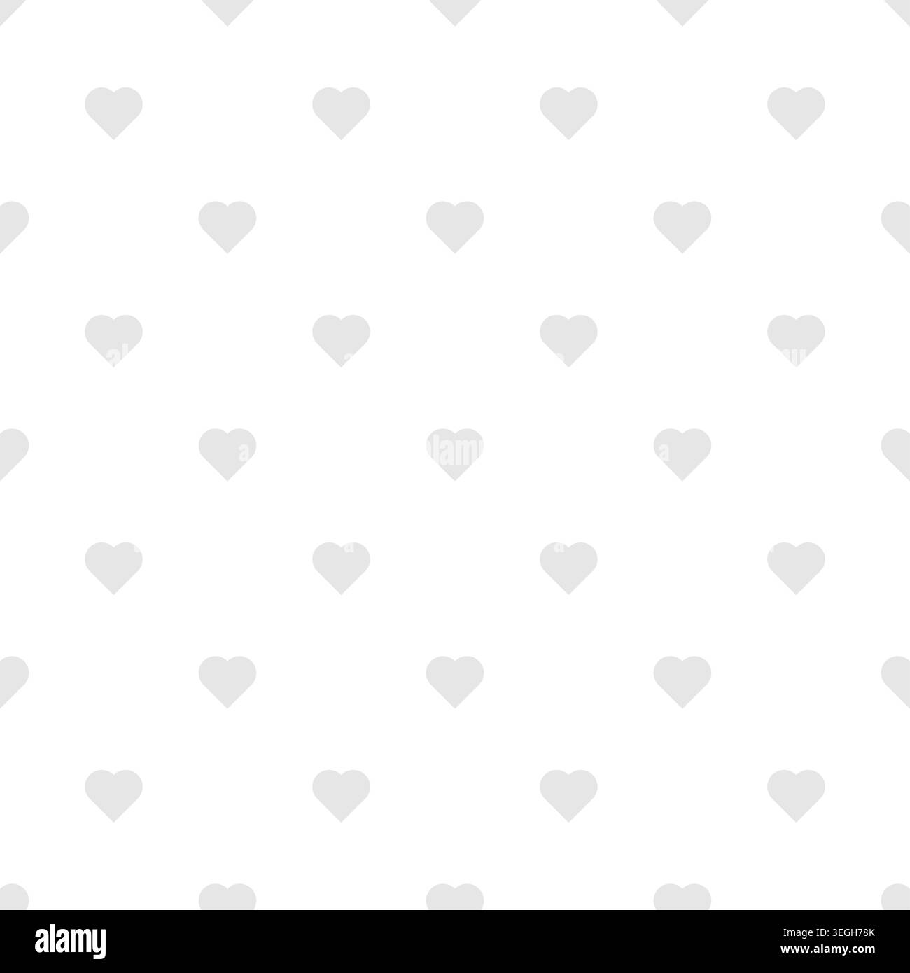 Tiny Hearts Seamless Pattern. Vector pattern with shapes on a transparent background. Includes geometrical shapes in a repeated layout. Usable for various ornamental design projects. Stock Vector
