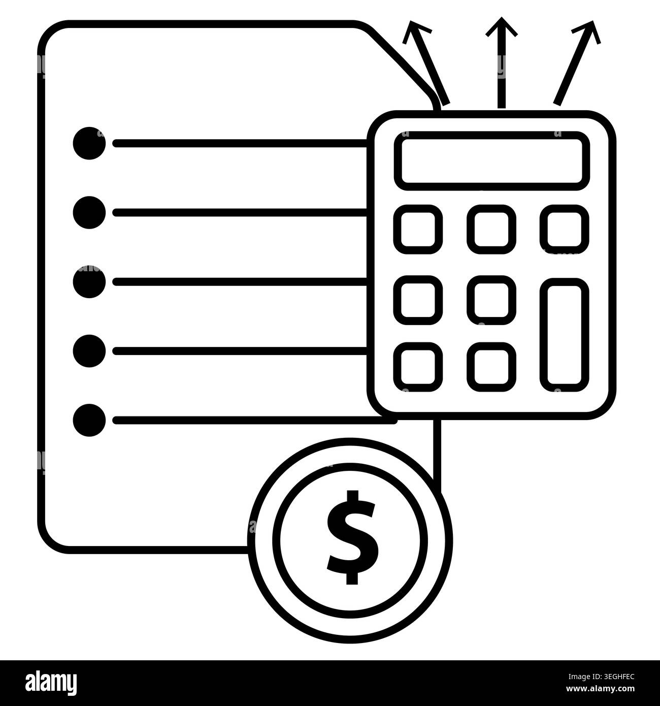 Expense icon. Expense Tracking sign. Expense Management symbol. flat ...