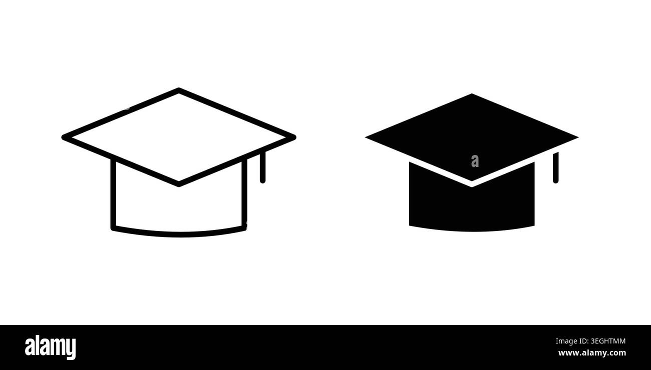 Education icon illustration. Pixel perfect vector graphics Stock Vector