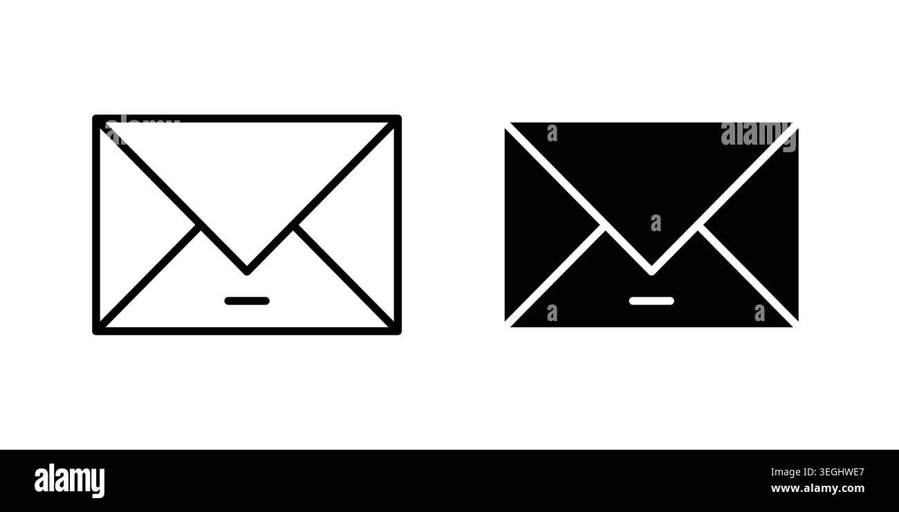 Inbox icon illustration. Pixel perfect vector graphics Stock Vector