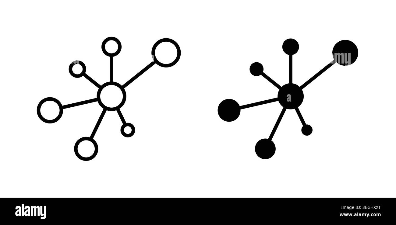 Network icon illustration. Pixel perfect vector graphics Stock Vector