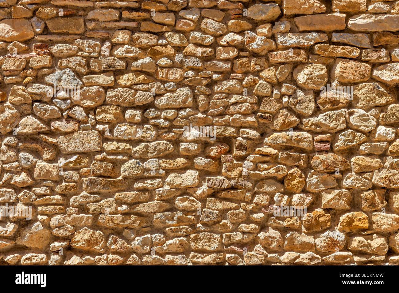 Rock Wall Slide Texture Background, Weathered Stone Surface Abstract Pattern Stock Photo