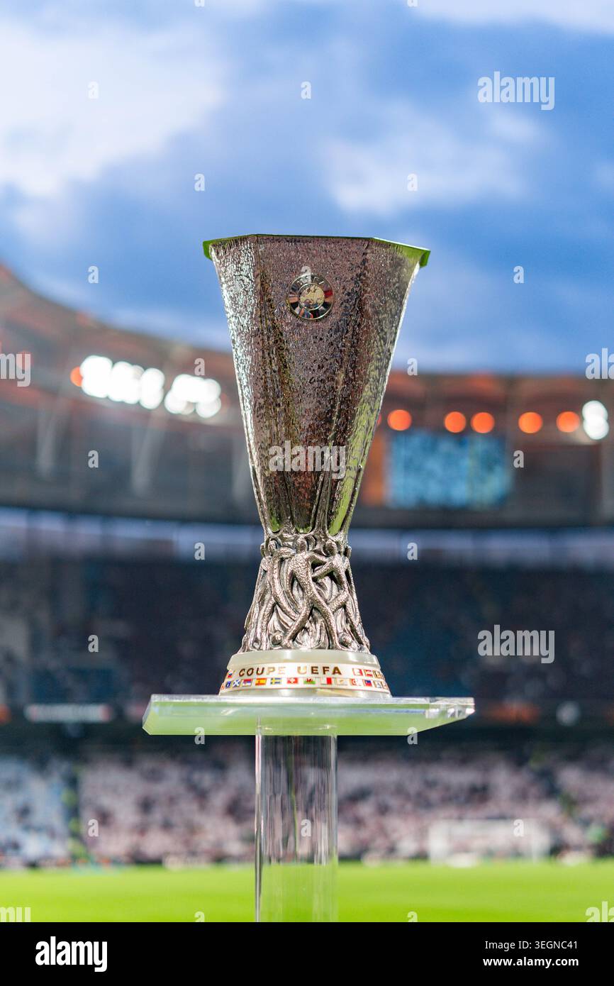 May freiburg vs aston villa uefa europa league matchday uefa cup trophy pokal cup May freiburg vs aston villa uefa europa league matchday uefa cup trophy pokal cup