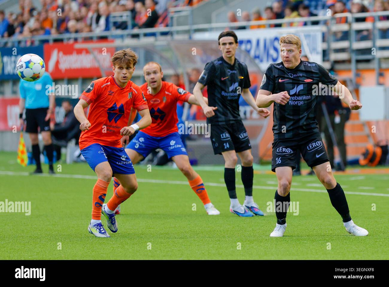 Ålesund 20260520. The elite football match between Aalesund and Brann ...