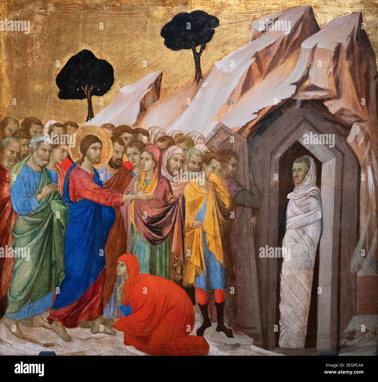 Duccio "The Raising of Lazarus" c. 1308-11; Duccio di Buoninsegna ...