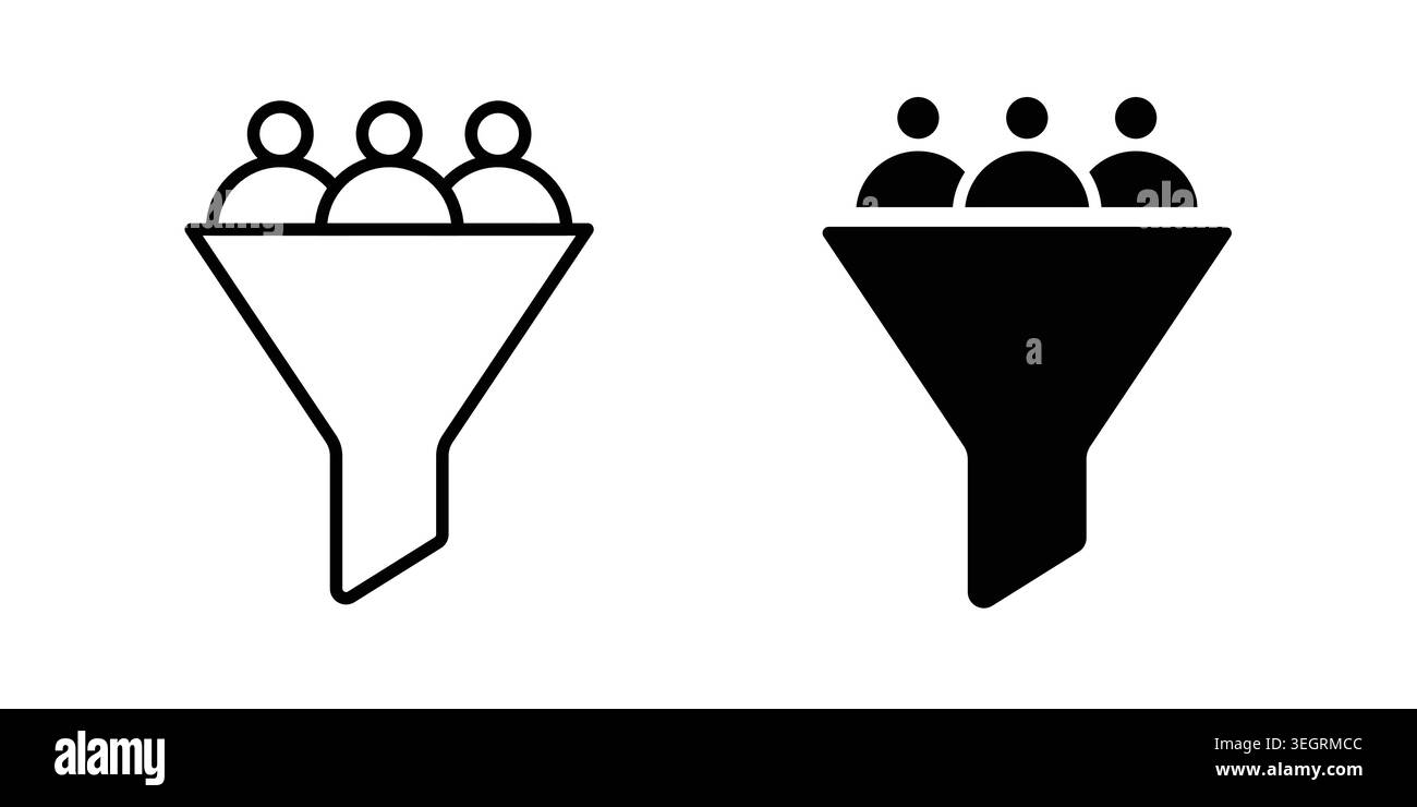 Lead conversion icon vector symbol graphics Stock Vector