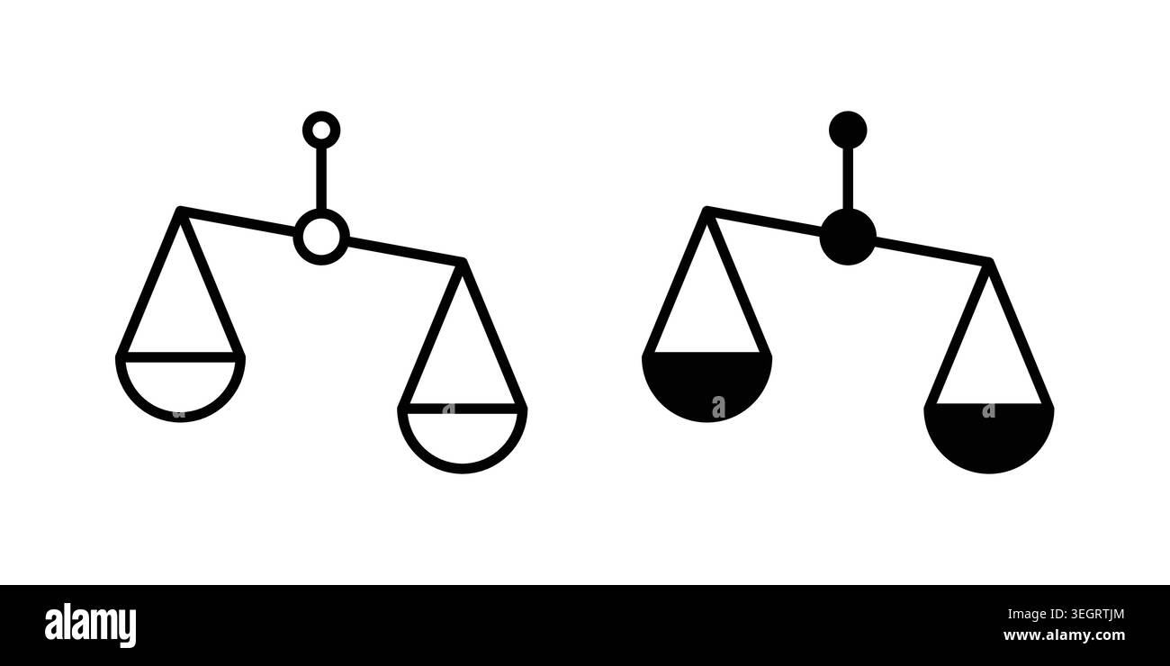 Ethics icon vector template set in black Stock Vector