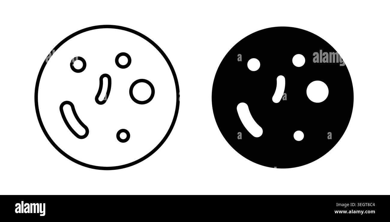 Probiotics icon vector, symbol, logo illustrations Stock Vector