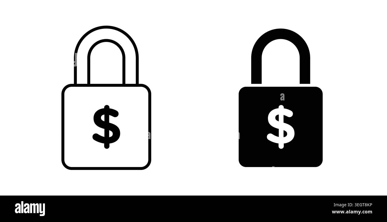 Fixed price icon vector art Illustrations Stock Vector