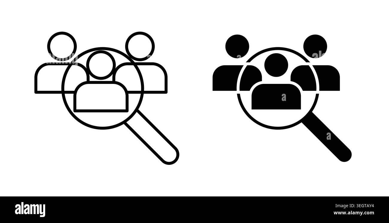 Job candidate icon vector art Illustrations Stock Vector