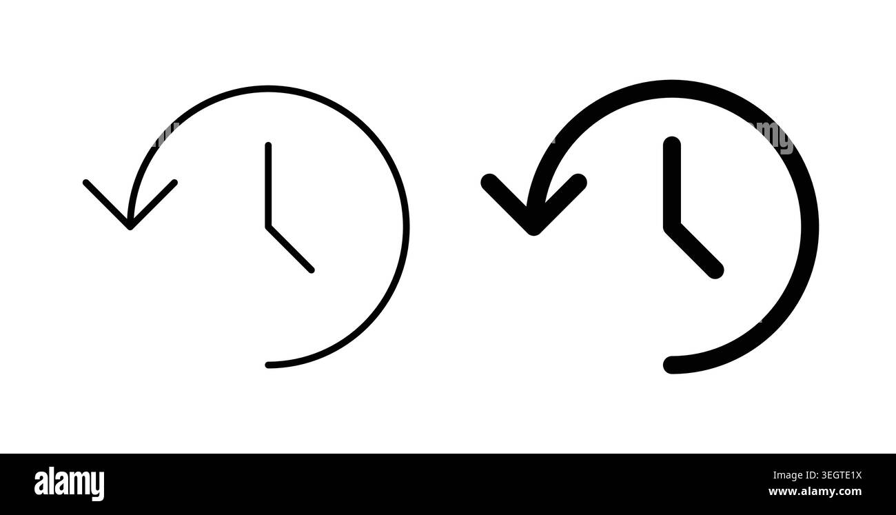 Past time icon vector art Illustrations Stock Vector