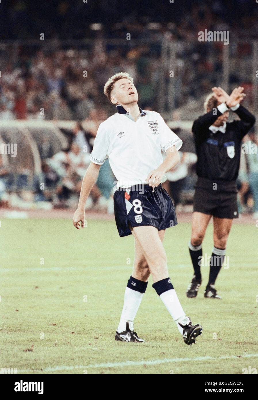 Chris waddle west germany 1990 hi-res stock photography and images