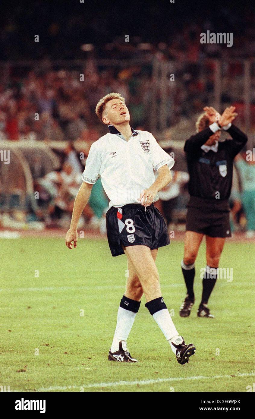 1990 world cup england germany penalty hi-res stock photography