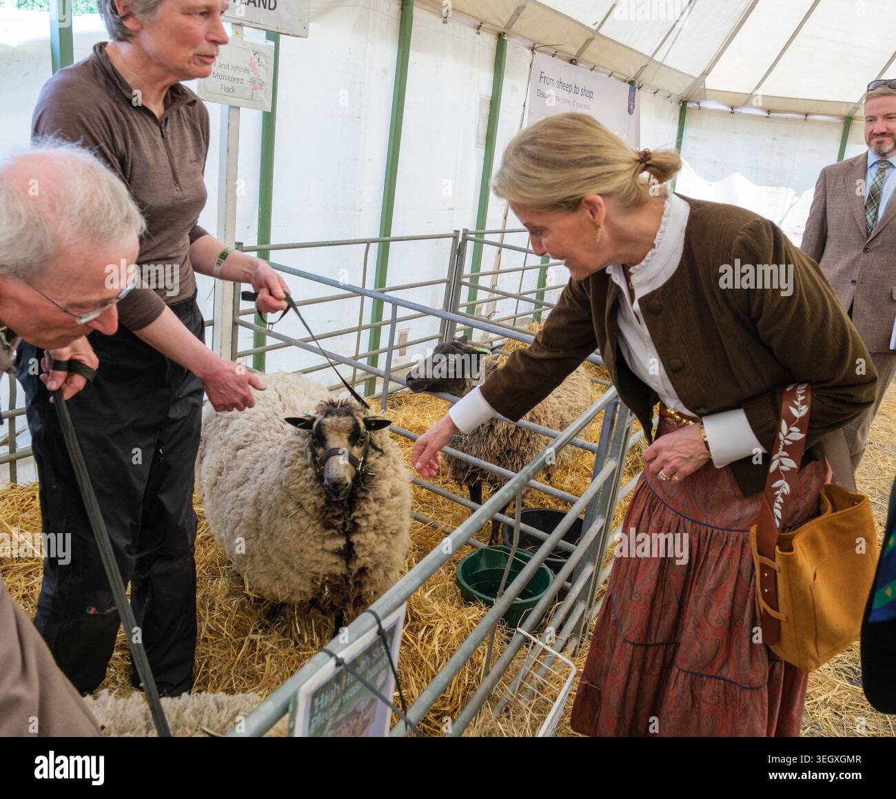 The Duchess of Edinburgh during a visit to the Devon Country Show at ...