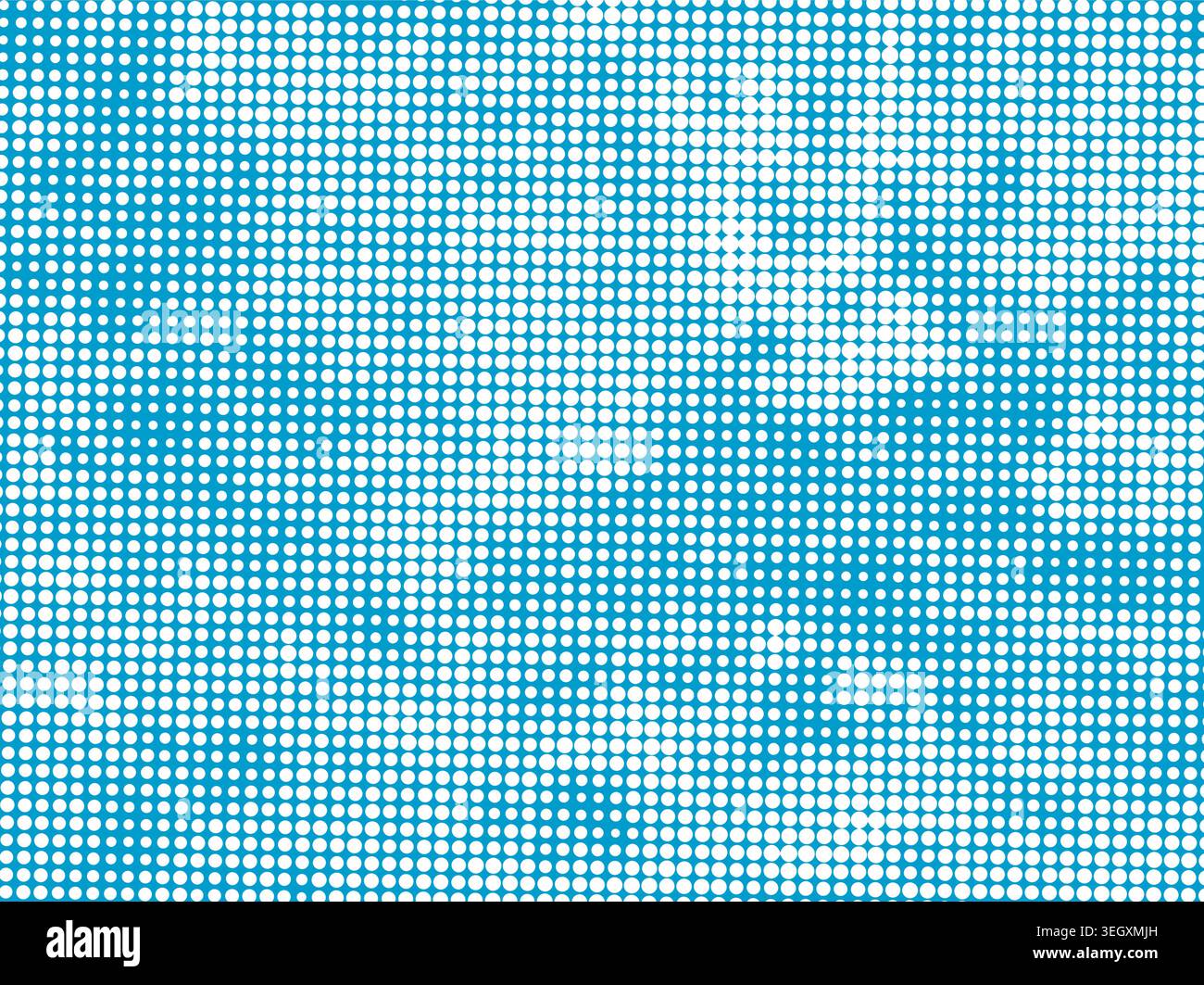 Halftone clouds blue . Hand drawn. Not AI, vector illustration. Stock Vector