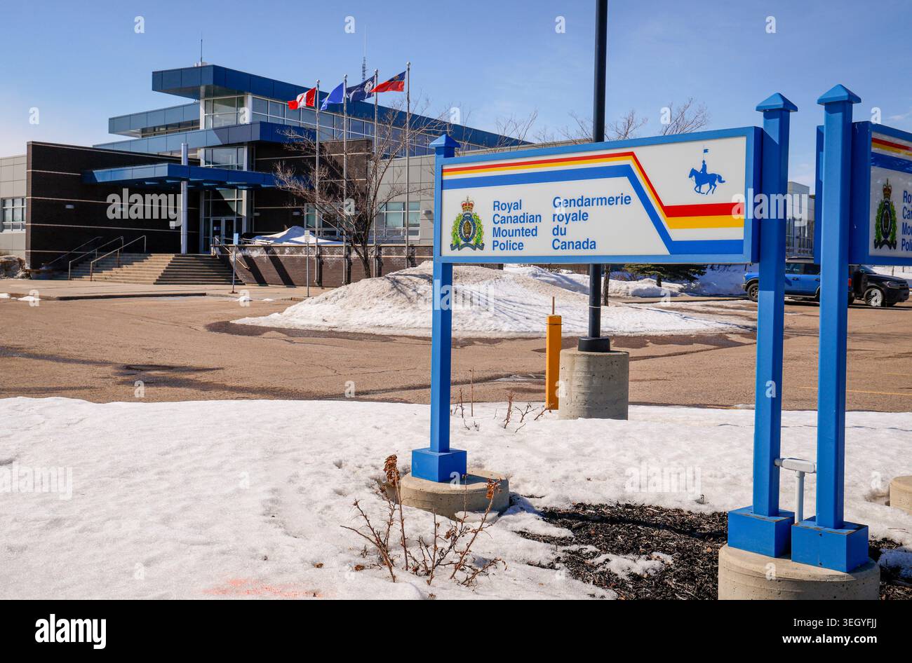 A RCMP station is seen in Fort McMurray, Alta., Wednesday, April 15 ...