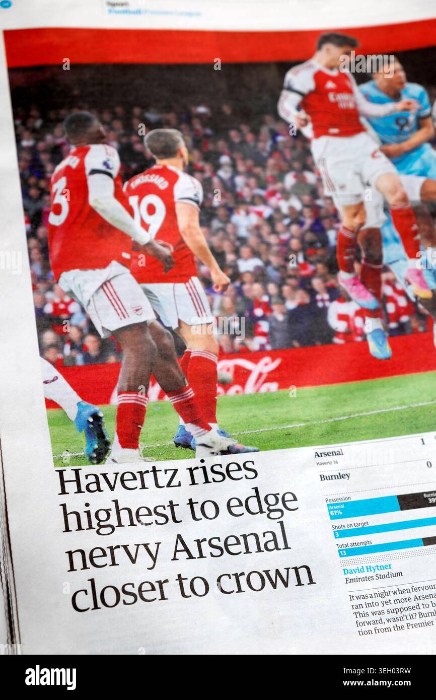 Premier league 2026 arsenal hi-res stock photography and images - Alamy