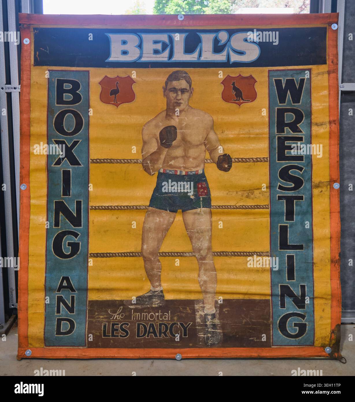 Old boxing poster hi-res stock photography and images - Alamy