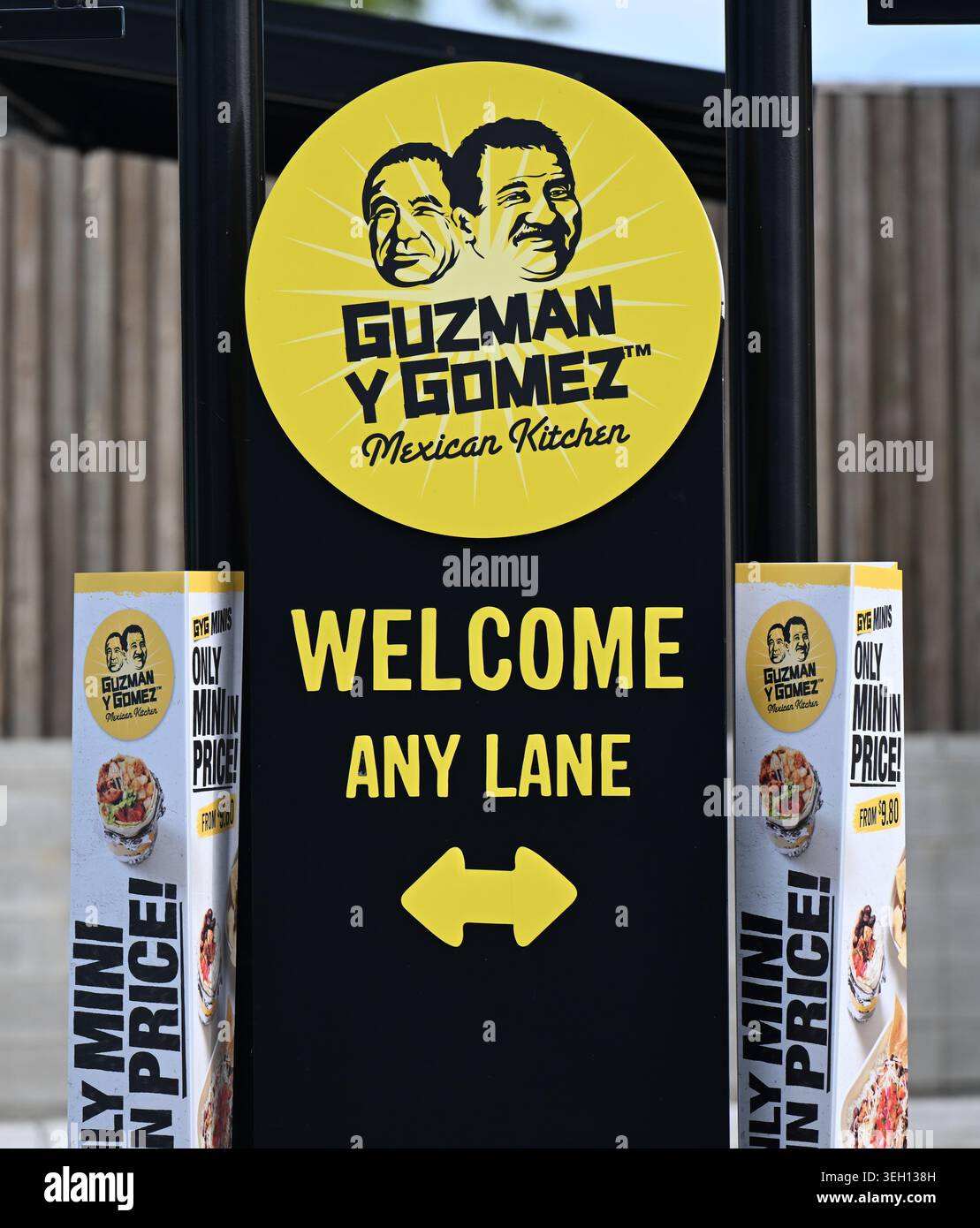 A general view of the Drive-Thru is seen at a Guzman y Gomez restaurant ...